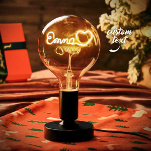 Custom Named Vintage Light Bulbs Make This Christmas Special With Creative Gifts