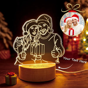 Christmas gifts Personalized Photo 3D Lamp Custom Photo Desk Lamp Picture Night Lamp