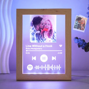 Custom Music Night Light Scannable Spotify Code Colorful Home Gifts