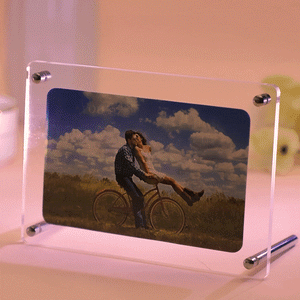 Personalized Light-Reveal Desk Art Custom Picture Frame Valentine's Day Gift - photomoonlamp