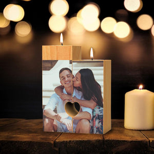 Custom Tea Light Holder Heart Shaped Candle Holder Wedding Gift Valentine Birthday Wedding Anniversary Gift