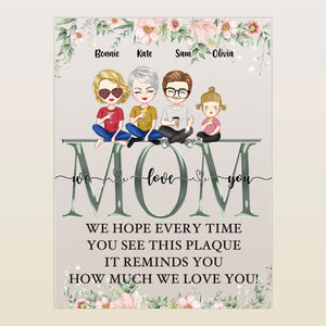 Gifts for Mom Personalized Acrylic Plaque Forever Your Baby Lamp