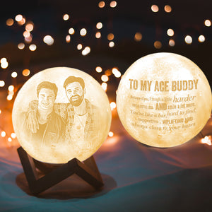 Personalized Brother Gift To My Brother Personalized Moon Lamp with Touch Control Gifts for Ace Buddy
