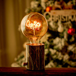 Custom Vintage Light Bulbs That Bear The Names Of Your Loved Ones, Making Christmas Brighter