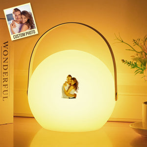 Personalized Photo LED Lamp Colorful Round Hand Night Light - photomoonlamp