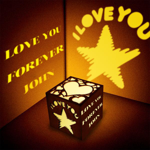 Gifts for Her Custom Engraved Lantern Box Personalized Projection Lamp