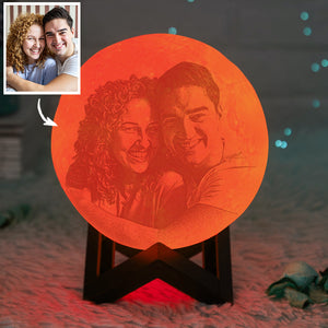 Customized Photo Moon Lamp Birthday Presents for Her