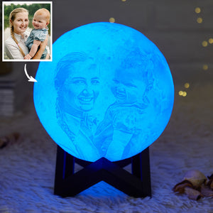 Photo Moon Lamps Personalized Photo Gifts 3D Printed Picture Light