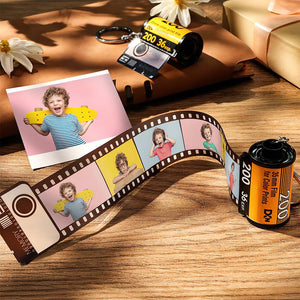 Personalized Music Code Scannable Film Roll Keychain Anniversary Gifts for Him or Her Birthday Gift