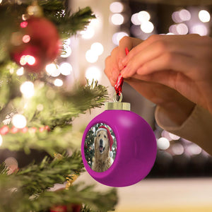 Christmas Tree Ornaments Home Decoration Spherical with Photo 6cm