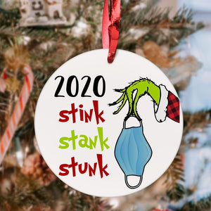 Stink Stank Stunk Ornament Single-sided Custom Photo Ornaments