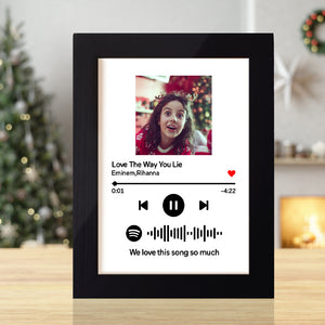 Best Music Frame Custom Spotify Song Frame Personalized Photo Frame