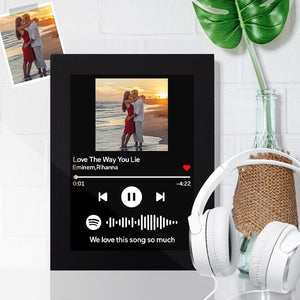 Music Frame Custom Spotify Song Frame Personalized Photo Frame (7"& 10")