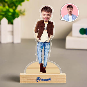Custom Plaque MiniMe Plaque Personalized Stand Original Funny Gift Gifts for Him