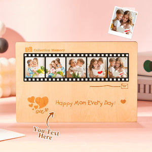 Personalized Photo Film Card Wooden Desktop Decoration Custom Engraved Commemorative Gifts - photomoonlamp