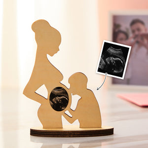 Custom Photo Ornaments B-scan Newborn Commemorate Gifts - photomoonlamp
