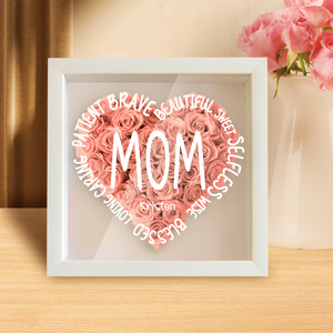 Personalized Flower Keepsake For Mom Custom Name Gift Idea for Mother's Day