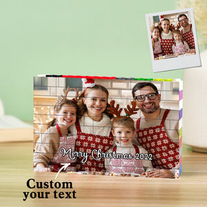 Personalised Colors Building Brick Custom Photo Block Puzzles Gifts for Family - mymoonlampuk