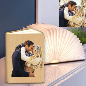 Personalized Couple Gift Photo Lamp,  Creative Book Lamp Desk -  Colorful
