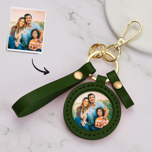 Personalized Photo Keychain Custom Photo Keyring Festival Gift For Favorite Person