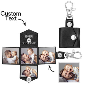 Custom Photo Engraved Keychain Creative Envelope Gifts - photomoonlamp