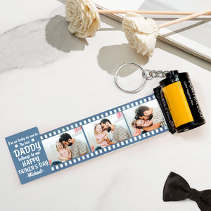 Personalized Photo Camera Keychain Thoughtful Film Roll Keychain Gift For Dad - photomoonlamp