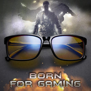 Blizzard - Adults Professional Gaming Glasses Blue Light Blocking Glasses - Black - photomoonlamp