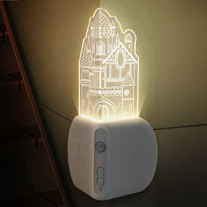 Night Light with Motion Sensor and Dusk to Dawn Sensor Corner Lamp - photomoonlamp