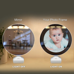 Magic Personalized Baby Photo Night Lamp, Two Ways - Mirror and Night Light
