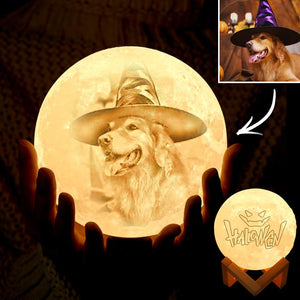 Halloween Dog Lamp Custom Photo Lamp 3D Printed Lamp 2 Colors