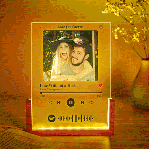 Spotify Code Colorful Photo Night Light Scannable Music Plaque Lamp Valentine's Day Gifts - photomoonlamp
