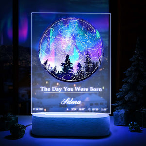 Custom Star Map Lamp Acrylic Colorful Night Light Romantic Christmas Gift - photomoonlamp