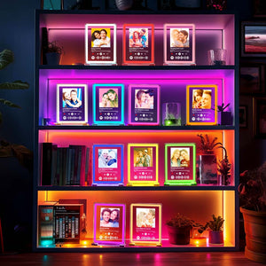 Personalized Photo Spotify Music Night Light Scannable Code Neon Sign Lamp For Couples - photomoonlamp