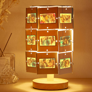 Custom Photo Night Light Personalized Engravable Vintage Film Lamp Family Gift - photomoonlamp
