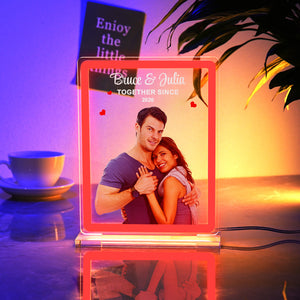 Custom Photo Neon Light With Multiple Color Options Best Gift For Valentine - photomoonlamp