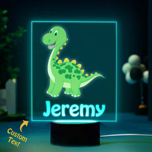Custom Dinosaur Gifts For Boys 8-12 Personalized with Custom Name T-Rex Pterodactyl Triceratops