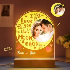 Personalized Photo LED Night Light Gift for Lovers