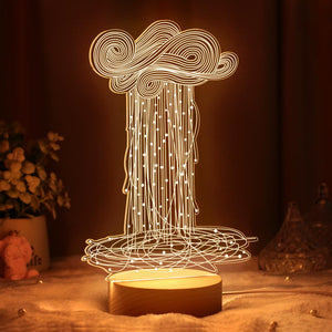 Personalized Night Light Cloud Lamp Bedroom Table Light Custom Housewarming Gifts For Friends