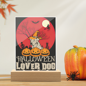 Lover Dog Halloween Night Light,Halloween Decorations