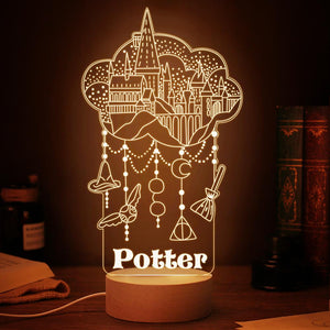 For Friends Night Light Table Lamp Castle