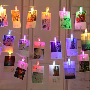 Multicolor Clip LED String Light Best for Home Decor